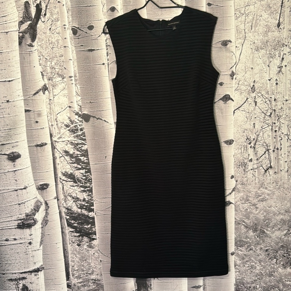 Banana Republic black sheath dress size 8